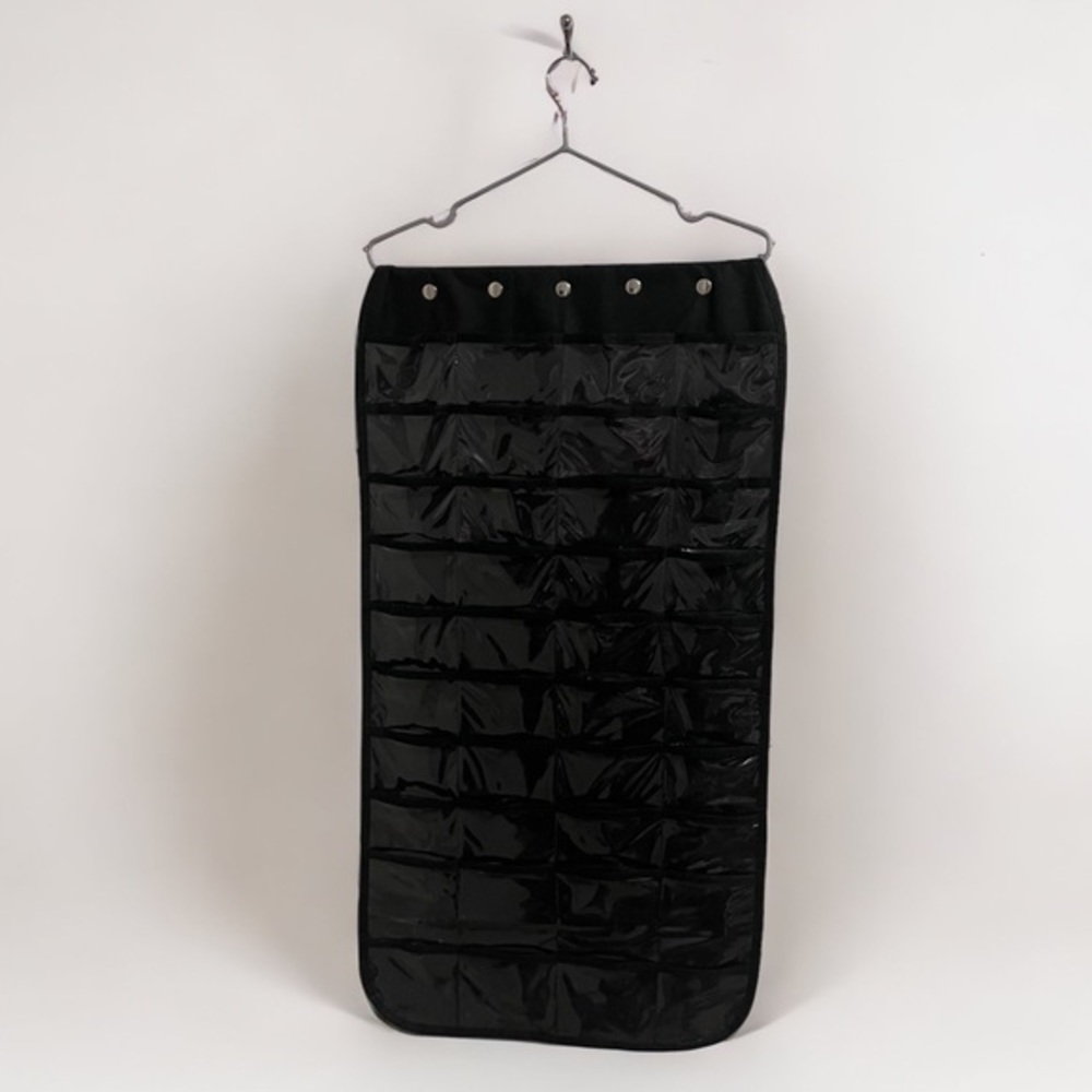 Double Sided Black Jewelry Organizer‎ Hanger